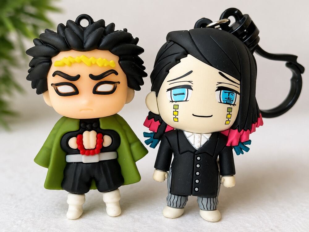 Demon Slayer Kimetsu no Yaiba featuring the characters Gyomei Himejima mand Enmu
